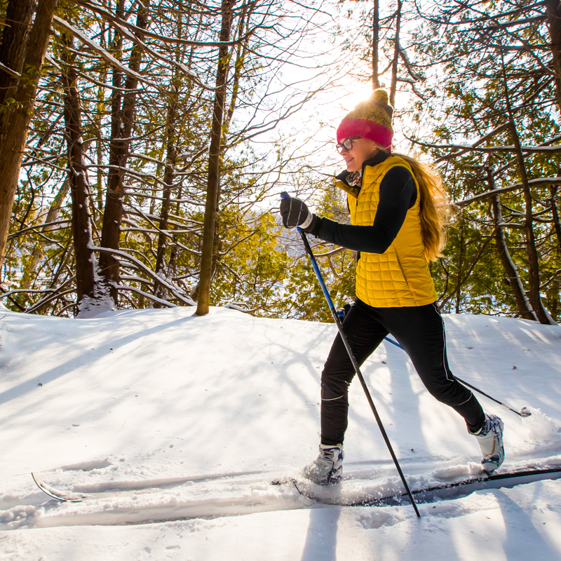 Pratiquez le ski de fond proche du Lac de Saint-Point